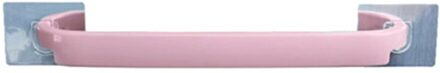Badkamer Handdoek Rail Opbergrek Zelfklevende Muur Gemonteerde Hanger Keuken Haak Handdoek Bar Plank Rolhouder Doekjes Opknoping haak roze