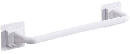 Badkamer Handdoek Rek Muur Gemonteerde Handdoek Houder Punch-Gratis Keuken Zelfklevende Rag Pot Cover Opslag Staaf Huishouden accessoires wit M
