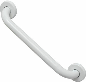 Badkamer handgreep - metaal - wit - 30 cm - douche wand