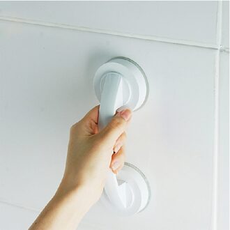 Badkamer Handvat Grab Zuignap Douche Veiligheid Kinderen Leuning Badkamer Rail Grip Vacuüm Sucker Wc Plastic Anti Slip Gereedschap