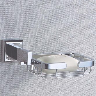 Badkamer Hardware Accessoires Chrome Handdoek Ring Toiletrolhouder Douche Zeepbakje Pomp Wc Borstel Houders Keramische Cup Rack Soap Basket