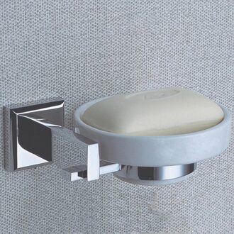 Badkamer Hardware Accessoires Chrome Handdoek Ring Toiletrolhouder Douche Zeepbakje Pomp Wc Borstel Houders Keramische Cup Rack Soap Dish