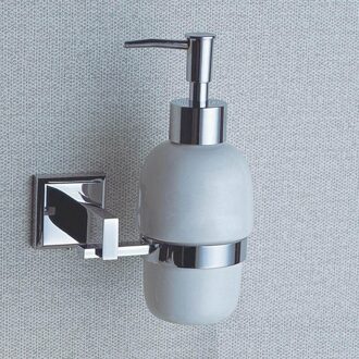 Badkamer Hardware Accessoires Chrome Handdoek Ring Toiletrolhouder Douche Zeepbakje Pomp Wc Borstel Houders Keramische Cup Rack Soap Dispenser