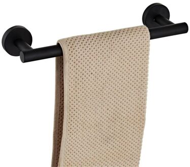 Badkamer Hardware Set Zwart Gewaad Haak Handdoek Rail Bar Rack Bar Plank Tissue Papier