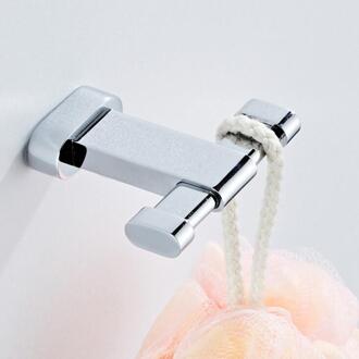 Badkamer Hardware Sets Chrome Handdoek Ring Handdoek Bar Badkamer Accessoires Bad Papier Houder Doek Haak Messing Materiaal coat hook