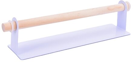 Badkamer Houten Handdoek Hanger Rack Bar Keukenkast Vershoudfolie Rag Opknoping Houder Organizer Wc Papierrolhouder Plank wit