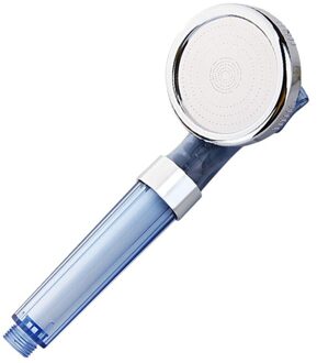 Badkamer Katoen Filter Douchekop Purifier Roest En Stof 3 Modes Verstelbare Jetting Neerslag Spa Douchekop Voor Bad blauw