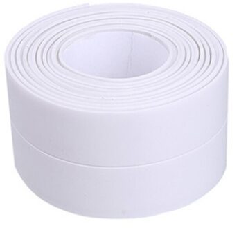 Badkamer Keuken Douche Water Proof Mould Proof Tape Wastafel Bad Afdichtstrip Tape Zelfklevende Waterdichte Pleister 01 3.8cm