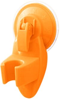 Badkamer Krachtige Zuignap Wandmontage Douchekop Beugel Verstelbare Handheld Douchekop Beugel Badkamer Accessoires oranje
