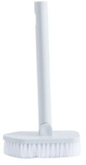 Badkamer Lange Steel Borstels, Wc Schoonmaken Borstels, Bad Spons Borstels, Wc Vloertegels, keramische Tegel Borstels, Vloer wit