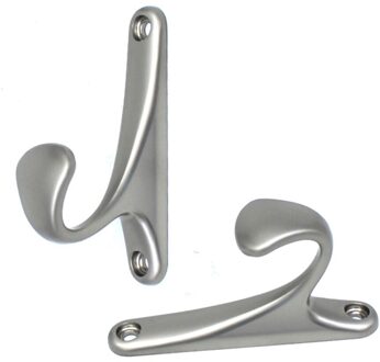 Badkamer Legering Haken Home Kleding Hoed Haken Punch Hangers Muur Haken Enkele Haak Hotel Badkamer Accessoires Met Twee Roestvrij