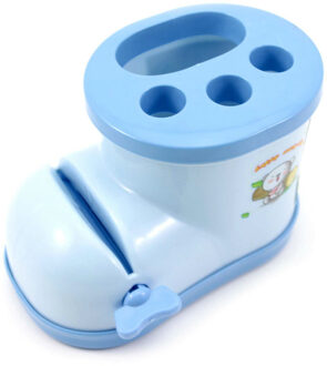 Badkamer Leuke Laarzen Vorm Tandenborstelhouder Opbergdoos Met Tandpasta Knijper