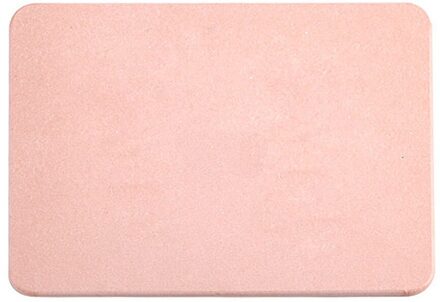 Badkamer Mat Diatomeeën Modder Anti-Slip Absorberende Sneldrogende Ultra Absorberende Mat Deken Douche Carpet Antislip Quick-Drogen Vloerkleed Roze