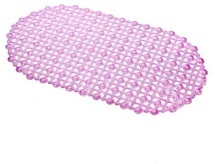 Badkamer Mat Veiligheid Anti-Slip Pvc Vloermatten Bad Bad Douche Clear Bubble Tapijt Huishouden Keuken Badkamer Tapijten Accessoires roze