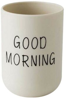 Badkamer Mond Cup Drinkbeker Huishoudelijke Plastic Paar Tandenborstel Licht Geel