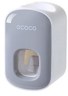 Badkamer Muur Gemonteerde Automatische Tandpasta Knijper Nail-Gratis Non-marking Stickers Verwijderbare Wasbare Double Voor Kinderen Volwassenen Grijs