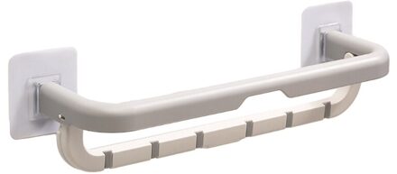 Badkamer Muur Gemonteerde Punch-Gratis Handdoek Houder Vouwen Badhanddoek Opslag Plank 11AG201026-W