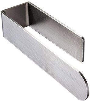 Badkamer Muur Gemonteerde Punch-Gratis Rvs Handdoek Houder Opslag Plank