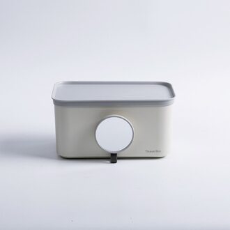 Badkamer Muur Gemonteerde Tissue Opbergdoos Met Magnetische Verwisselbare Spiegel Waterdicht Punch-Gratis Roll Papieren Handdoek Plank Organisator uit-wit