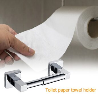 Badkamer Nail-Gratis Naadloze Rack Wc Papierrolhouder Zelfklevende Muur Mount Tissue Roll Hanger Handdoekenrek