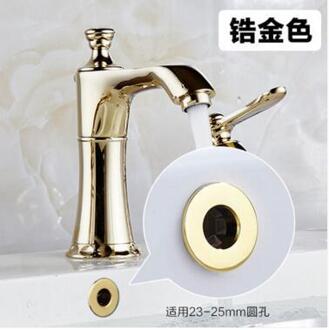 Badkamer Onderdelen Wastafel Kraan Sink Overloop Cover Messing Ring Wastafel Accessoires Wastafel Netjes Insert Vervanging YSG