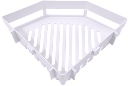Badkamer Opslag Planken Opbergrek Driehoekige Hoek Douche Caddy Plank Badkamer Rack Opslag Houder Organizer Supplies wit