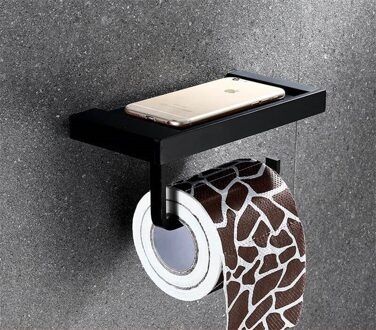 Badkamer Papier Houder Aluminium Toiletpapier Rack/Plank Bad Hardware Goud/Zilver/Zwart/Antieke Muur Gemonteerd nail Geponst