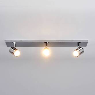 Badkamer plafondlamp Dejan, 65 cm, 3-lamps, chroom, IP44