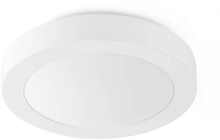 Badkamer-plafondlamp Logos, Ø 27 cm, wit