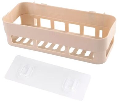 Badkamer Plank Badkamer Lijm Opbergrek Haken Keuken Home Decoratie Hoek Douche Plank Rek Opbergrek Organizer Beige