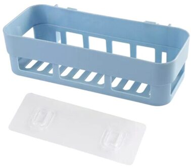 Badkamer Plank Badkamer Lijm Opbergrek Haken Keuken Home Decoratie Hoek Douche Plank Rek Opbergrek Organizer Blauw
