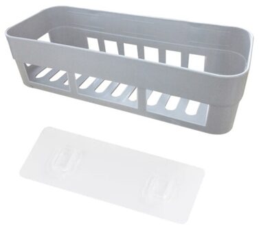 Badkamer Plank Badkamer Lijm Opbergrek Haken Keuken Home Decoratie Hoek Douche Plank Rek Opbergrek Organizer Grijs