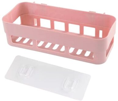 Badkamer Plank Badkamer Lijm Opbergrek Haken Keuken Home Decoratie Hoek Douche Plank Rek Opbergrek Organizer roze