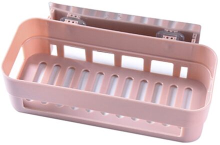 Badkamer Plank Badkamer Lijm Opbergrek Keuken Home Decoratie Hoek Douche Plank Rek Opbergrek Accessoires 3 Kleuren plein roze
