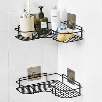 Badkamer Plank Douche Shampoo Zeep Cosmetische Planken Badkamer Accessoires Organizer Rack Houder Hoek Rack