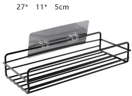 Badkamer Plank Douche Shampoo Zeep Organizer Driehoek Cosmetische Punch Gratis Zelfklevende Mounts Opbergrek Voor Keuken Wc stijl 4