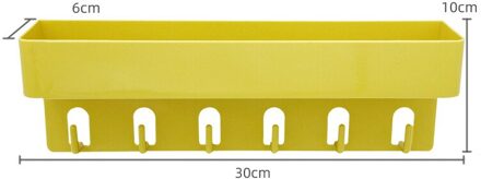 Badkamer Plank Houder Organizer Douche Planken Muurbevestiging Riem Haak Keuken Opslag Mand Cosmetische Rack Thuis Bad Accessoires kleur 1