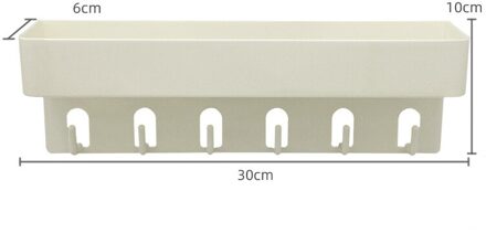 Badkamer Plank Houder Organizer Douche Planken Muurbevestiging Riem Haak Keuken Opslag Mand Cosmetische Rack Thuis Bad Accessoires kleur 2