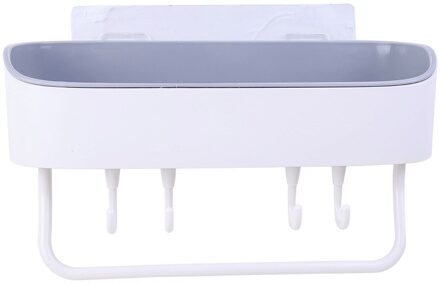 Badkamer plank LanLan lijm Badkamer Rek plank opslag hoek douche plank keuken woondecoratie badkamer accessoires 7 licht grijs