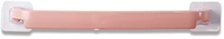 Badkamer Plank Pendanttoilet Papier Houder Plastic Zelfklevende Handdoekenrek Muur Gemonteerde Opknoping Haak Badkamer Benodigdheden roze