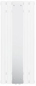 Badkamer radiator plat met spiegel 1200x450 mm Wit ML-Design