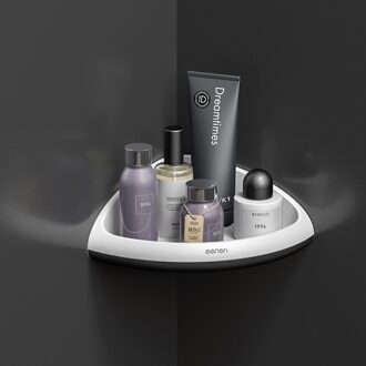 Badkamer Statief Badkamer Keuken Gat-Gratis Opbergrek Sterke Lijm Naadloze Plastic Opbergrek zwart