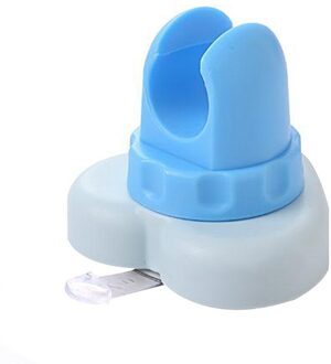 Badkamer Sterke Attachable Douchekophouder Beweegbare Beugel Krachtige Zuigkracht Type Douche Badkamer Seat Chuck Holder blauw