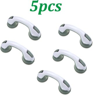 Badkamer Sterke Vacuüm Zuignap Handvat Anti-Slip Ondersteuning Helpende Grab Bar Voor Ouderen Veiligheid Leuning Bad Douche Grab bar 5stk