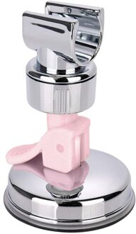 Badkamer Sterke Vacuüm Zuignap Wall Mount Holder Verstelbare Hand Douchekop Beugel Thuis Badkamer Accessoires #40 roze