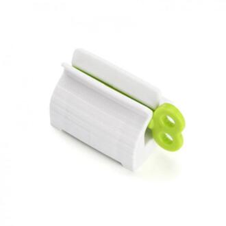 Badkamer Supply Gebitsreiniging Accessoires 1Pc 4 Kleuren Thuis Plastic Tube Tandpasta Squeezer Dispenser Rolling Holder groen
