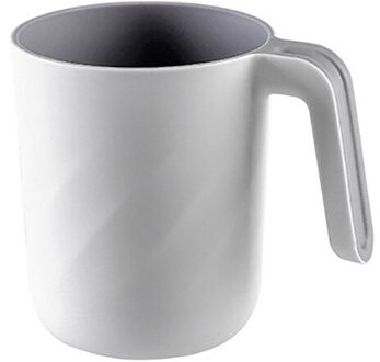 Badkamer Tandenborstel Beker Tandpasta Houder Stro Cup Drinken Wassen Gorgelen Cup Badkamer Accessoires Reizen Tandenborstel Beker grijs