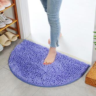 Badkamer Tapijt Anti-Slip Bad Rug Outdoor Douche Tapijten En Matten Chenille Badkamer Vloermat Wc Deur Zacht mat Blauw