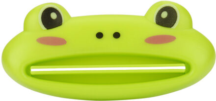 Badkamer Thuis Tube Rolling Holder Squeezer Cartoon Tandpasta Dispenser Nuttig Tandpasta Thuis Accessorie Decoratie groen