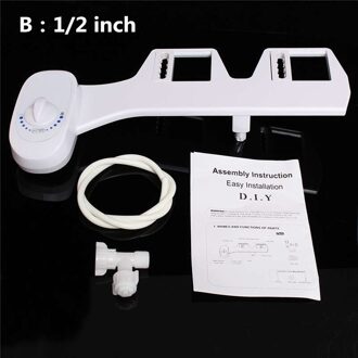 Badkamer Toilet Seat Bidet Spuit Koud Water Non-Elektrische Enkele Nozzle Verstelbare Sproeier Nozzle Strooi 1/2 ''15/16'' B type